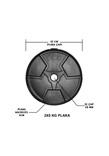 Ecgspor Hero Serisi 5 Kg Plaka-2 Adet