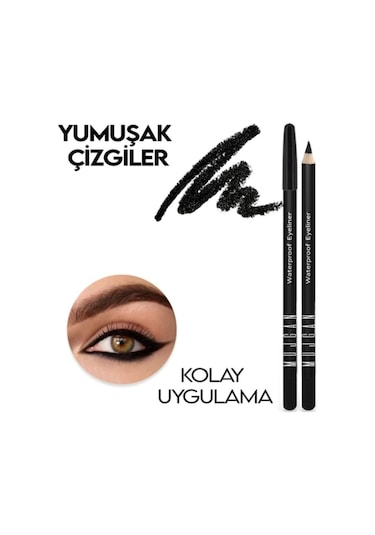Siyah Waterproof Göz Kalemi