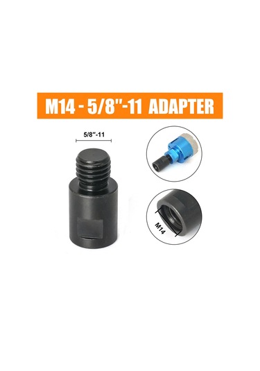 Adet M14 M10 5/8 İnç-11 Adaptör Açı Taşlama Makinesi Diş Dönüştürücü