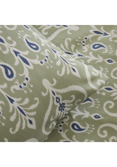 Sarah Anderson Aderra Çift Kişilik Nevresim Takımı Mint Mint