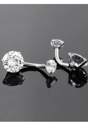 Fınky Göbek Deliği Piercingi İçin Muz 378988739 Gri