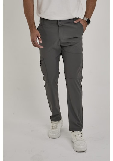 Camp529 Outdoor Tactical Su İticili Likralı Yazlık Erkek Taktik Pantolon Gri