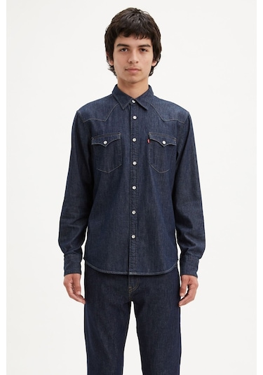 Levi's Barstow Western Standard Mavi Erkek Gömlek- Çok Renkli