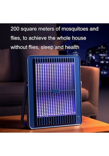 Cbtx Kapalı Açık Elektrikli Işık 2'si 1 Arada Solunum Sivrisinek Tuzağı Sarı