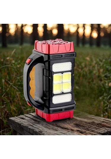 River World 38 W Güneş Enerjili Elde Lamba Çok Renkli