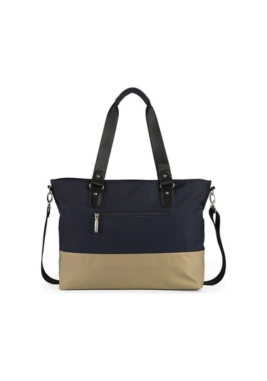 Novahub Moveevo Insular Tote Omuz Askılı Anne & Bebek Çantası - Bez Pedi +2 Aksesuar Dahil Mavi