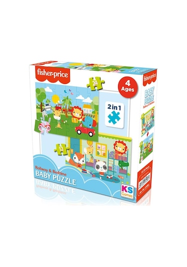 Fisher Price Baby Puzzle Railway Bedtime 2In1