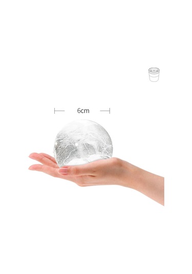 Jeehugo Gıda Kalitesi Silikon Buz Küpü Kalıbı, Ev Ofis Mutfak Kullanıma Uygun, Sızıntısız Tasarım, 77x72mm, Mavi, Kauçuk Kutuda Çok Renkli