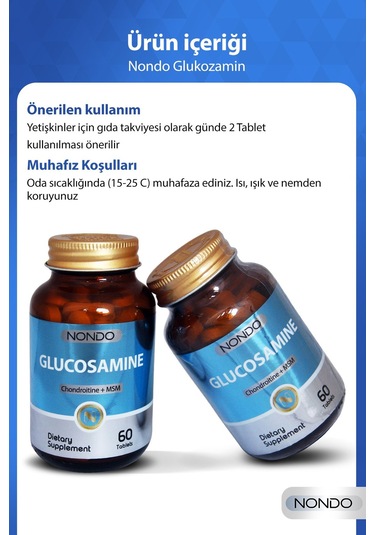 Nondo Glukozamin 60  Tablet