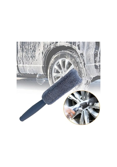 Oto Araç Jant Temizleme Fırçası Mikrofiber Jant Temizlik Fırçası