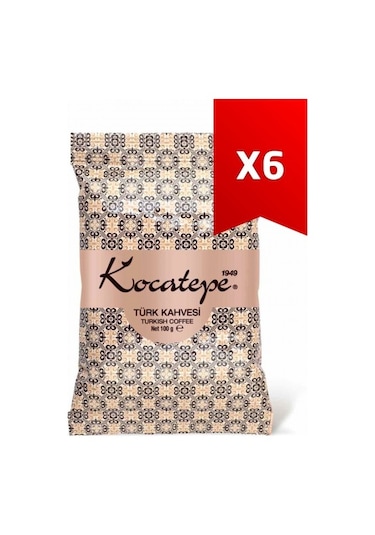 Kocatepe Türk Kahvesi 6 x 100 G