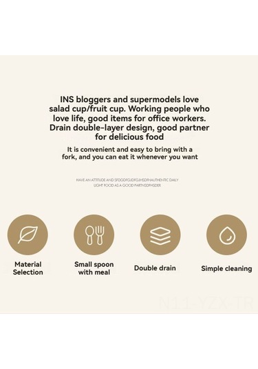 Yaozixa Taşınabilir Meyveli Yoğurt Kasesi - Pratik Kahvaltı Ve Hafif Öğün İçin Kapaklı Yeşil