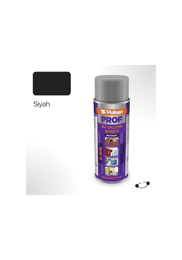 Polisan Prof S-WB Su Yalıtım Spreyi Siyah 500 ML