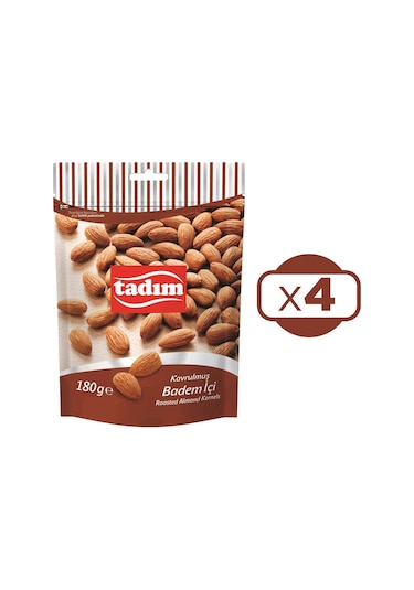 Tadım Kavurulmuş Badem İçi 4 x 180 G