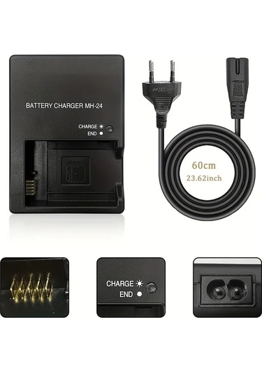 Xuweiwei Edkyo Mh 24 Eu Kamera Şarj Cihazı En El14 Enel14a Pil Nikon P7000 P7100 P7700 P7800 D5100 D5200 D5300 D5500 D5600 D3100 D3200 D3300 D3500
