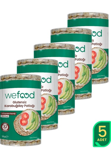 Wefood Karabuğday Patlağı 100 Gr 5'li