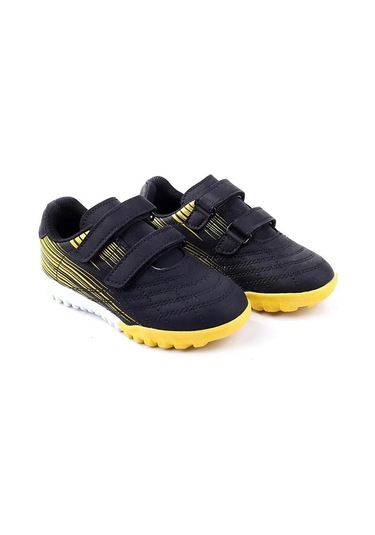 Cool Kids Ronaldo Siyah Erkek Çocuk Halısaha Futbool Ayakkabısı Siyah