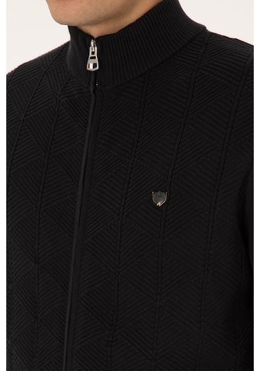U.s. Polo Assn. Erkek Siyah Hırka Triko 50315024-vr046 Sıyah