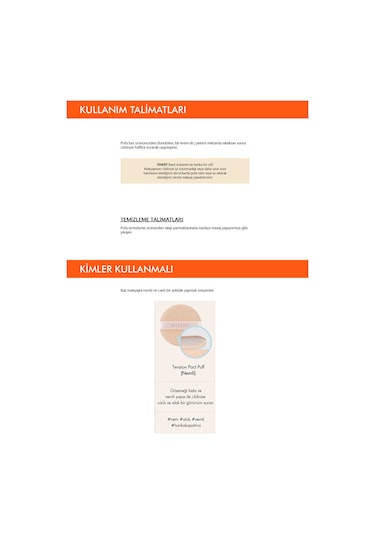 Missha Tension Pact Puff Büyük Boy Makyaj Pufu 2 Adet