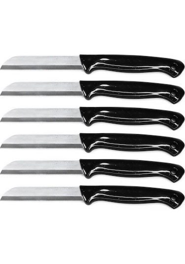 Solingen 6 Adet Simli Delikli Meyve Bıçağı