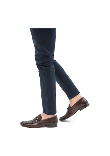 Tamer Tanca Erkek Hakiki Deri Kahverengi Makosen Ayakkabı 477 19707 K Erk Ayk Khv Zmb Bfl/khv Org Kahverengi