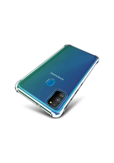 Samsung Uyumlu Galaxy M21 Kilif Seffaf Nitro Anti Shock Kapak 390115692