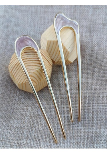 Villovatik Saç İçin İki Adet Topuz Eğesi Seti 176955702 Beyaz