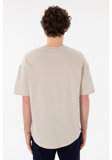 U.S. Polo Assn. Erkek Long Fit Bisiklet Yaka Taş Basic Tişört 50305988-VR049 U.S. Polo Assn. Erkek Long Fit Bisiklet Yaka Taş Basic Tişört 50305988-VR049