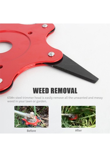 Singree "65mn Çelik Ağır Hizmet Tipi Çim Biçme Başlığı - Çift Taraflı Keskin Bıçak, Bahçe Ve Çiftlik İçin"