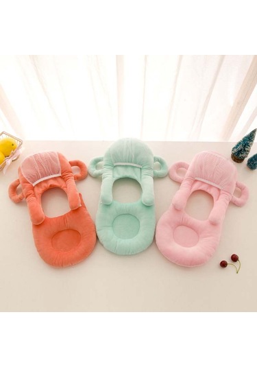 Sones Bebek Bebek Şişe Rafı Serbest El Şişe Tutucu Pamuklu Bebek Süt Şişesi Besleme Öğrenme Emzirme Yastık Minderi Mavi