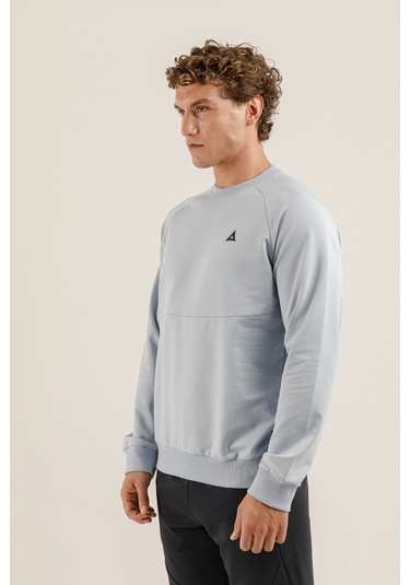 Airlife Saturn Ur7 Pro I Sıfır Yaka Erkek Sweatshirt Mavi