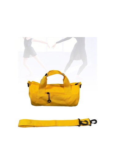 Homyl Dans Çantası Spor Çocuk Doğum Günü Hediyesi Jimnastik Sarı