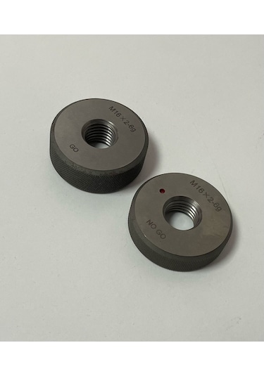 M16 X 2 6G Vida Halka Mastar Geçer Geçmez