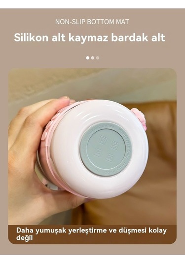 Pazly Kulomi Termos Fincanı Sanrio Güzel Gör Açık Mor Renk Açık Mor