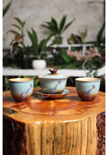 Peace Tea Çay Demliği Gaiwan 246348363 Turkuaz