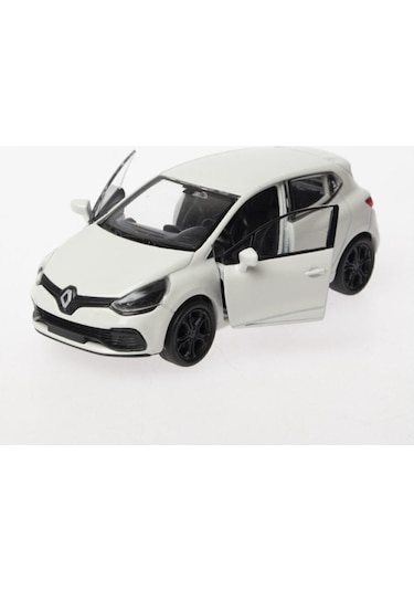 Metal Model Araba Oyuncak 1:36 Ölçek Diecast Renault Clio Rs -beyaz