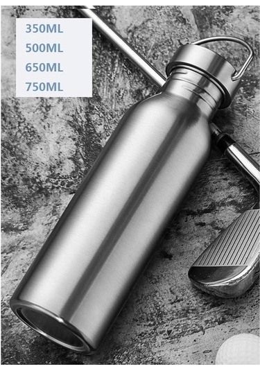 Maoyaya Suntek Paslanmaz Çelik Spor Bisiklet Su Matarası 350 Ml Gri Gri