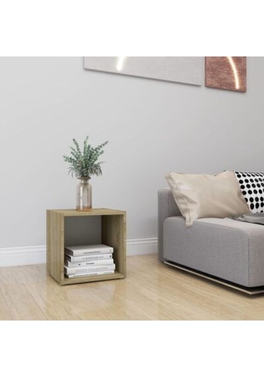 Tdesıgno Enes -kitaplık- Açık Raf - Beyaz 1 Raflı 30 Cm Meşe - Beyaz