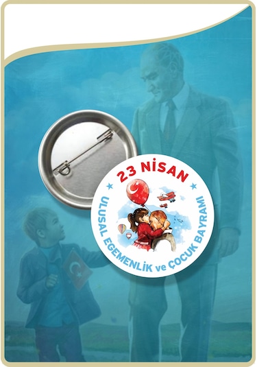 23 Nisan Rozet Seti -05 Toplam 10 Parça