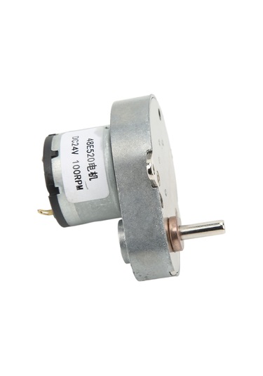 Aubyhe Dc24v 48e520 Redüksiyon Motoru - Yüksek Tork, Hız Ayarlanabilir, Tersine Çalışabilir, Otomatik Kilitleme Özelliği, 100 Rpm