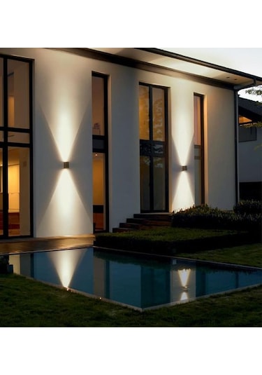 Çift Yönlü Dekoratif Aplik füme Füme