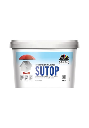 Düfa Sutop Su Kesici Boya Beyaz 3 KG