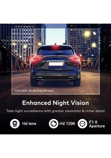 Willowhaven Annjıatuu Araç İçi Ve Ön Entegre Kayıt Cihazı Mod 2 1080p Ön 480p İç Döngü Kayıt