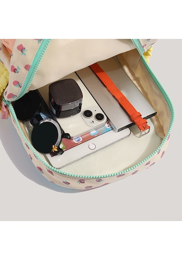 Neevoyu Kadınlar İçin Dayanıklı Kumaş Çanta, Çilek Desenli Renkli Spor Çantası, Hafif Ve Geniş Bölmeli Günlük Kullanim