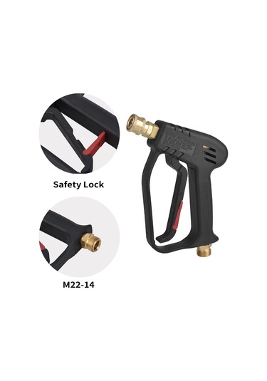 Neevoyu 4000psı Yüksek Basınçlı Temizleyici: Bakır-plastik Malzeme, 5'li Nozzle Ve M22 Alüminyum Bağlantı