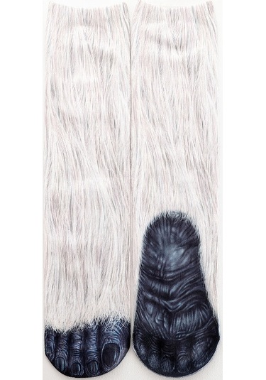 Geeroyoo 3d Hayvan Ayak İzi Çorapları - Kedi Köpek Kaplan Kuş Dinozor Desenli, Erkek Kadın Gençler İçin, Gerçekçi Eğlenceli Fun Socks Diğer