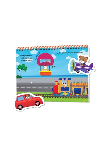 Yükselen Zeka 12-20 Ay İlk Cırt Cırtlı - Keçeli Etkinli Kitabım