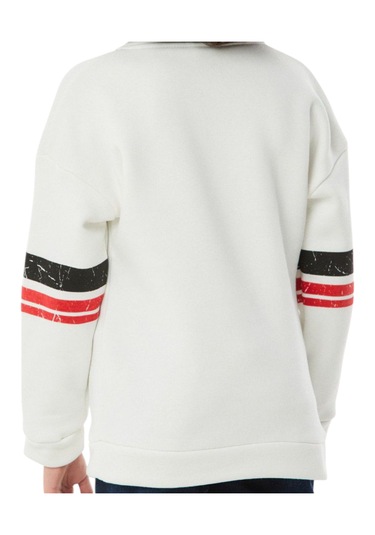 Erkek Çocuk /kız Çocuk Legends Yazılı Fermuar Yaka Beyaz Renk Sweatshirt Beyaz