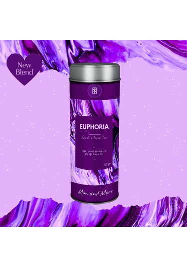Mim and More Euphoria Tea - Ahududulu Mavi Sarmaşık Çiçeği Harmanı
