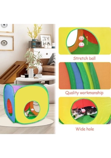 Oyuncak Toplu Kedi Oyun Tüneli